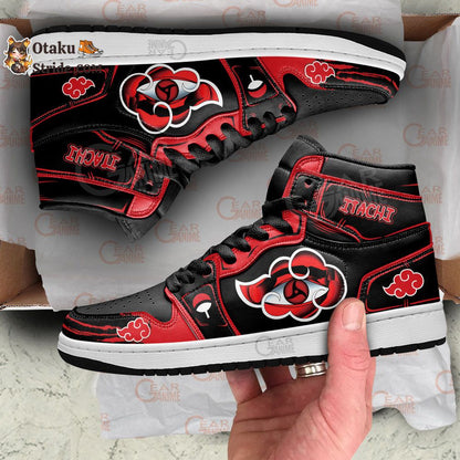 Akatsuki Itachi Sharingan Eye J1 Sneakers Anime