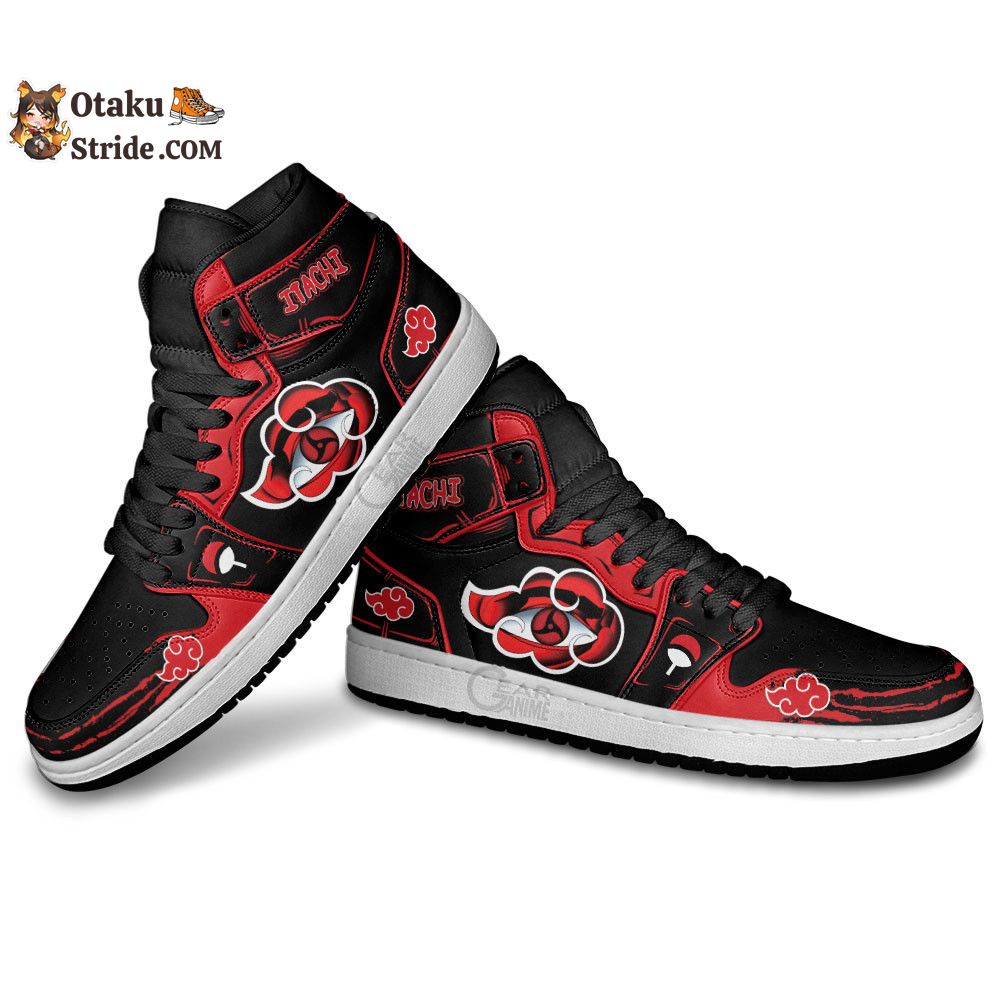 Akatsuki Itachi Sharingan Eye J1 Sneakers Anime