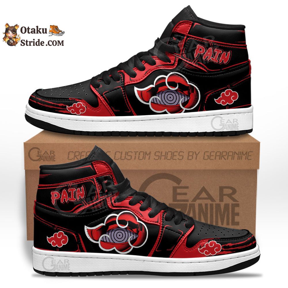 Akatsuki Pain Rinnegan Eye J1 Sneakers Anime