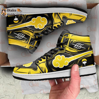 Akatsuki J1 Sneakers Custom Color Yellow For Anime Fans MN14