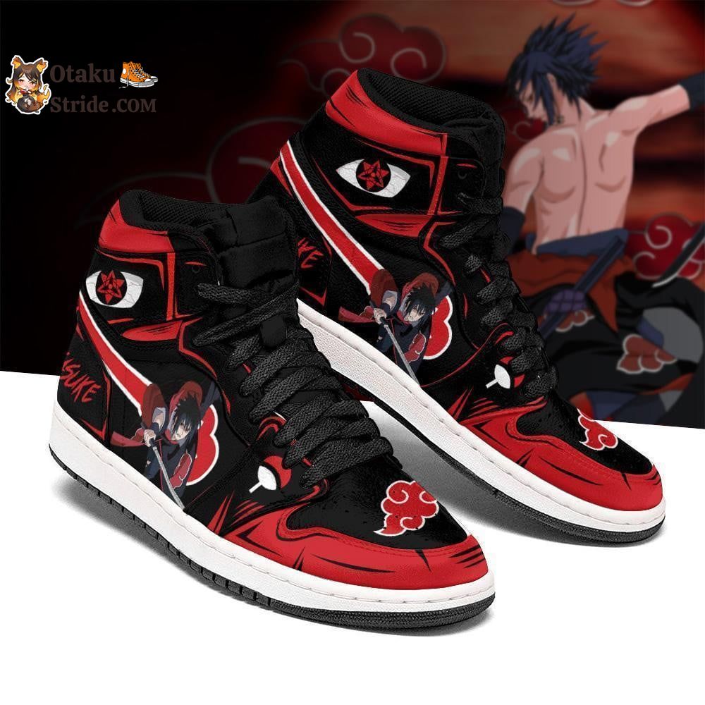 Sasuke J1 Sneakers Anime Akatsuki Costume