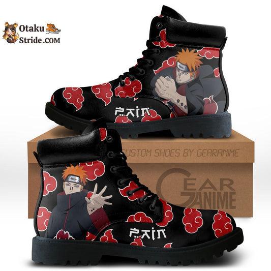 Pain Boots Custom Shoes For Anime Fans MV1110