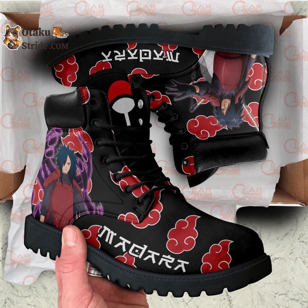 Madara Uchiha Boots Custom Shoes For Anime Fans MV1110