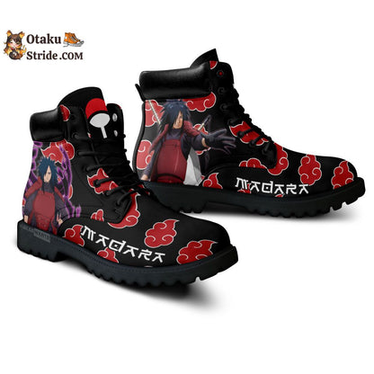 Madara Uchiha Boots Custom Shoes For Anime Fans MV1110