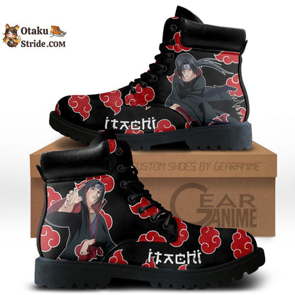 Itachi Uchiha Boots Custom Shoes For Anime Fans MV1110