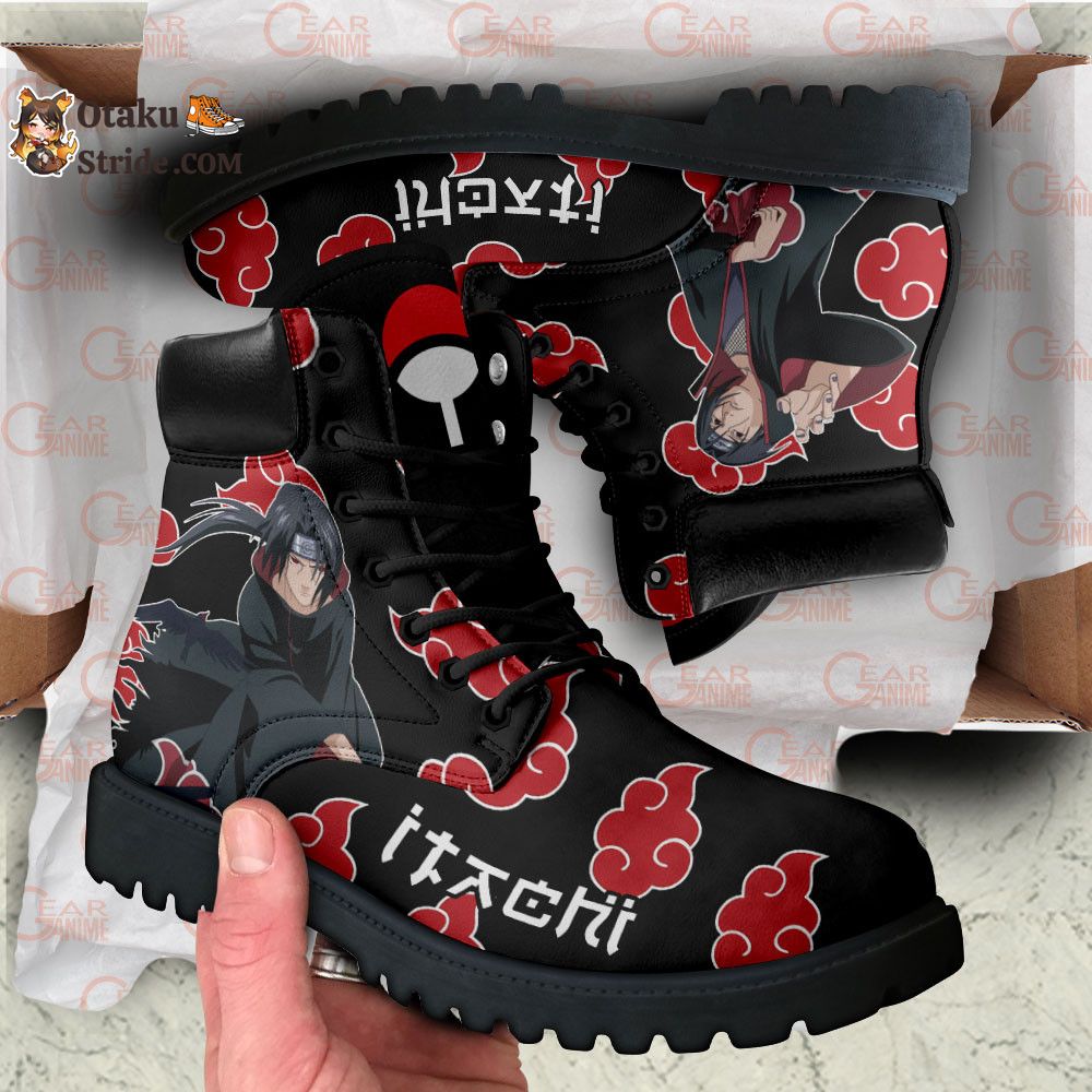 Itachi Uchiha Boots Custom Shoes For Anime Fans MV1110