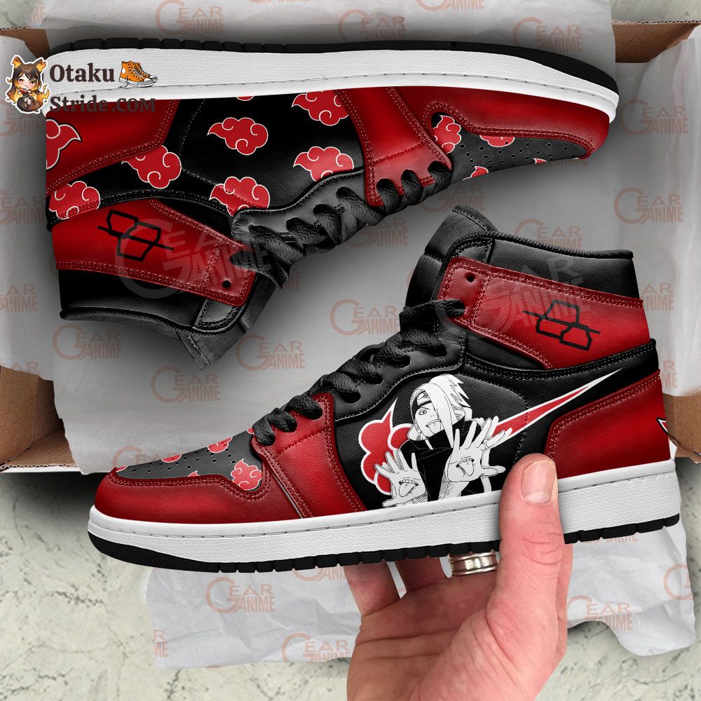 Deidara Sneakers Akatsuki Custom Anime Shoes For Fans