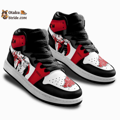 Pain Kids Sneakers Custom Akatsuki Anime Shoes Japan Style