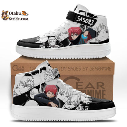 Sasori Sneakers Air Mid Custom Akatsuki Anime Shoes Mix Manga