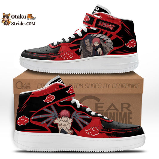 Sasori Sneakers Air Mid Custom Akatsuki Anime Shoes