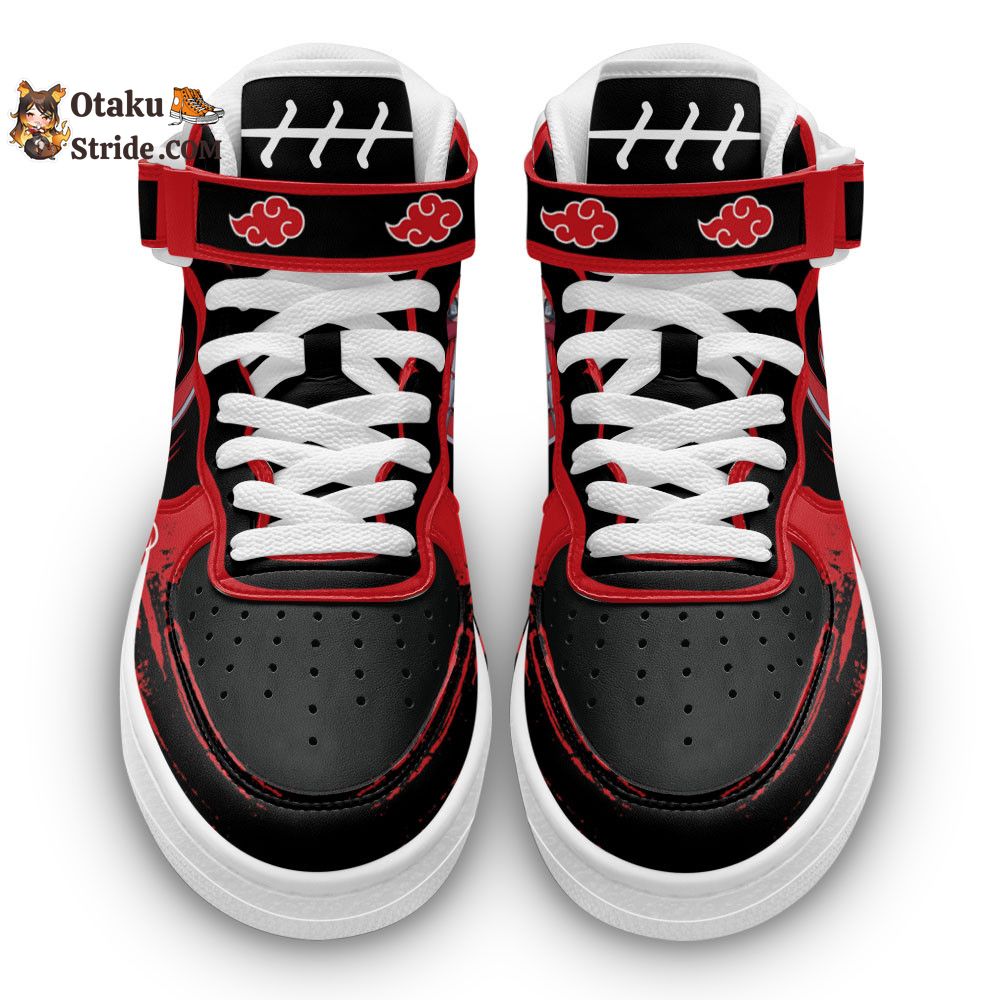 Hidan Sneakers Air Mid Custom Anime Akatsuki Shoes