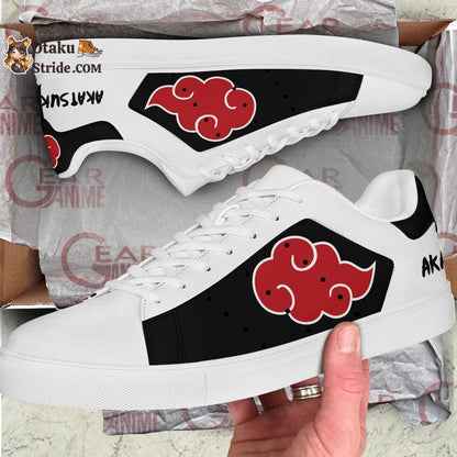 Akatsuki Cloud Skate Shoes Anime Custom Shoes PN09