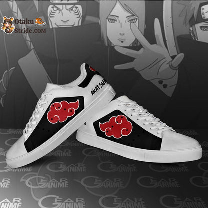 Akatsuki Cloud Skate Shoes Anime Custom Shoes PN09