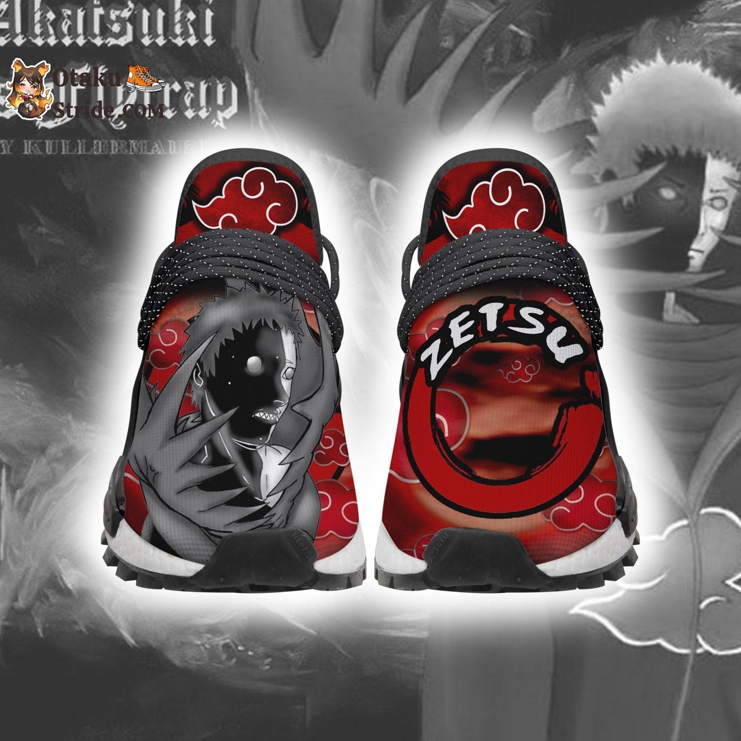 Akatsuki Zetsu Shoes Costume Anime Sneakers