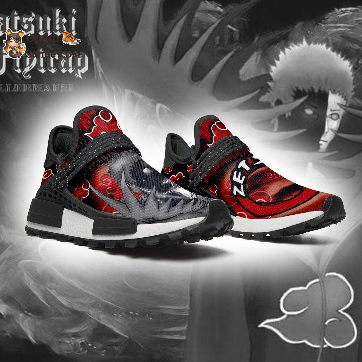 Akatsuki Zetsu Shoes Costume Anime Sneakers