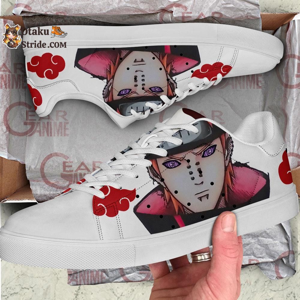 Akatsuki Nagato Pain Skate Shoes Anime Custom Shoes PN09