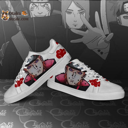 Akatsuki Nagato Pain Skate Shoes Anime Custom Shoes PN09