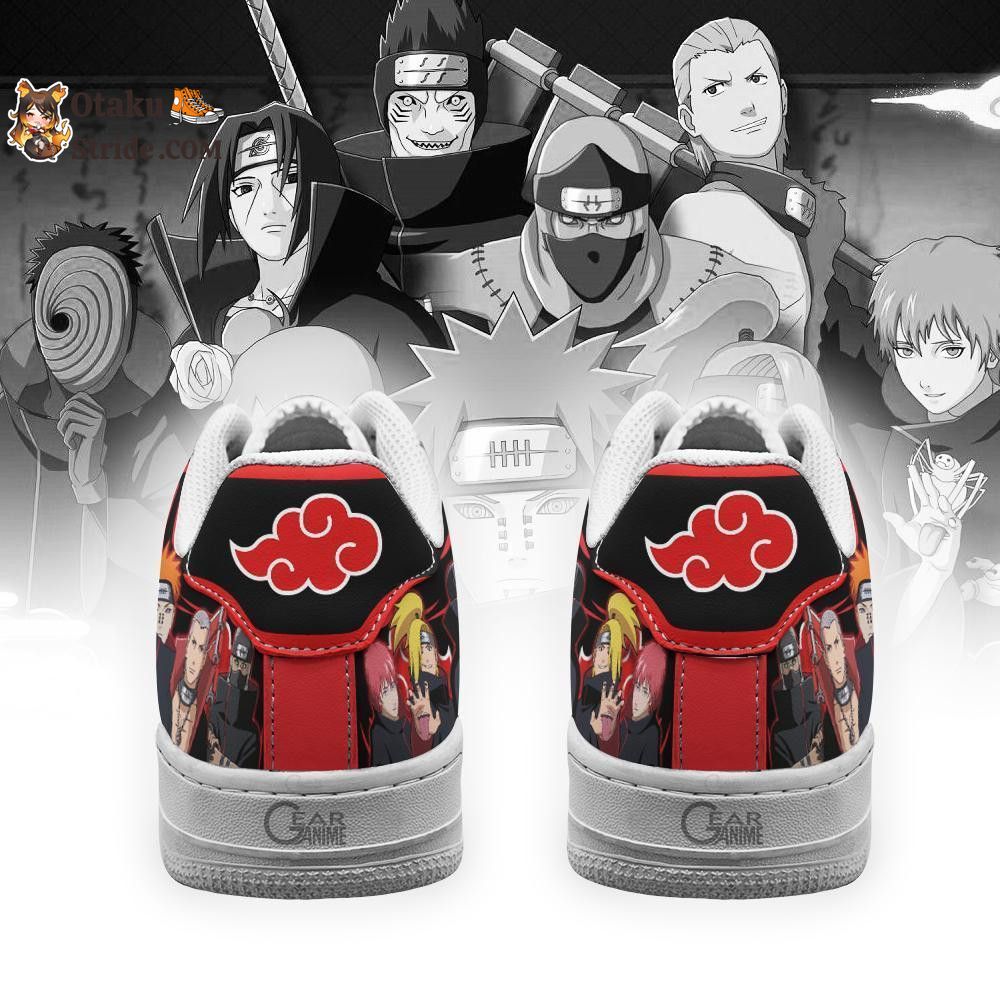 Akatsuki Team Sneakers Custom Anime Shoes