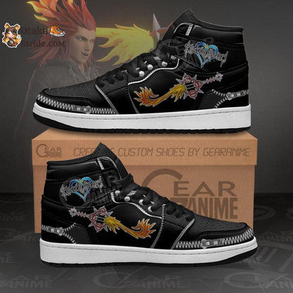 Kingdom Hearts Axel Lea Sword Sneakers Custom Anime Shoes