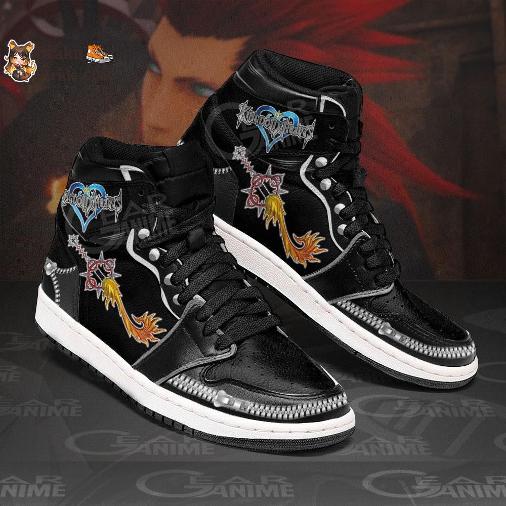 Kingdom Hearts Axel Lea Sword Sneakers Custom Anime Shoes