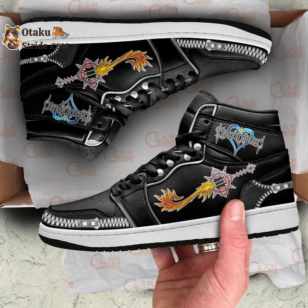 Kingdom Hearts Axel Lea Sword Sneakers Custom Anime Shoes