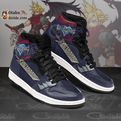 Kingdom Hearts Cloud Sword Sneakers Custom Anime Shoes