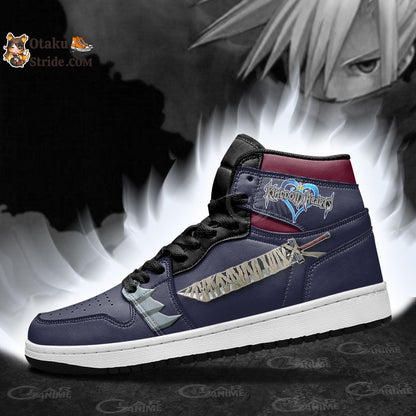 Kingdom Hearts Cloud Sword Sneakers Custom Anime Shoes