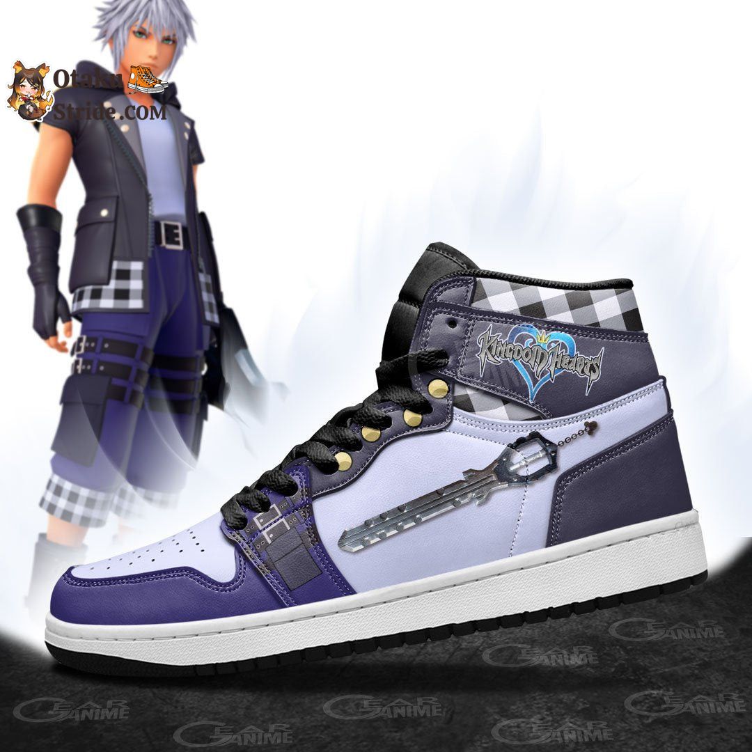 Kingdom Hearts Riku Sword Sneakers Custom Anime Shoes