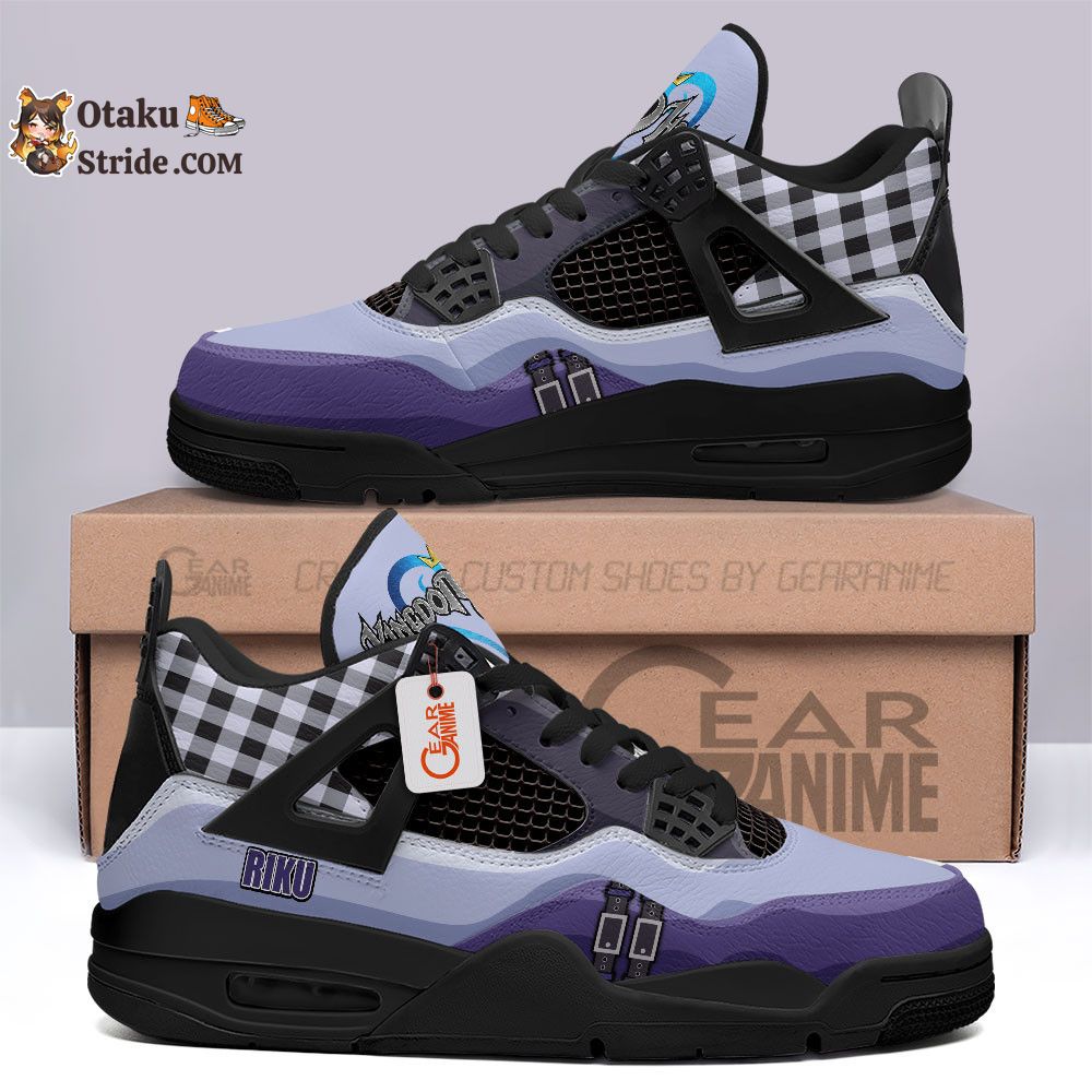 Riku J4 Sneakers Kingdom Hearts Personalized Shoes MN2903