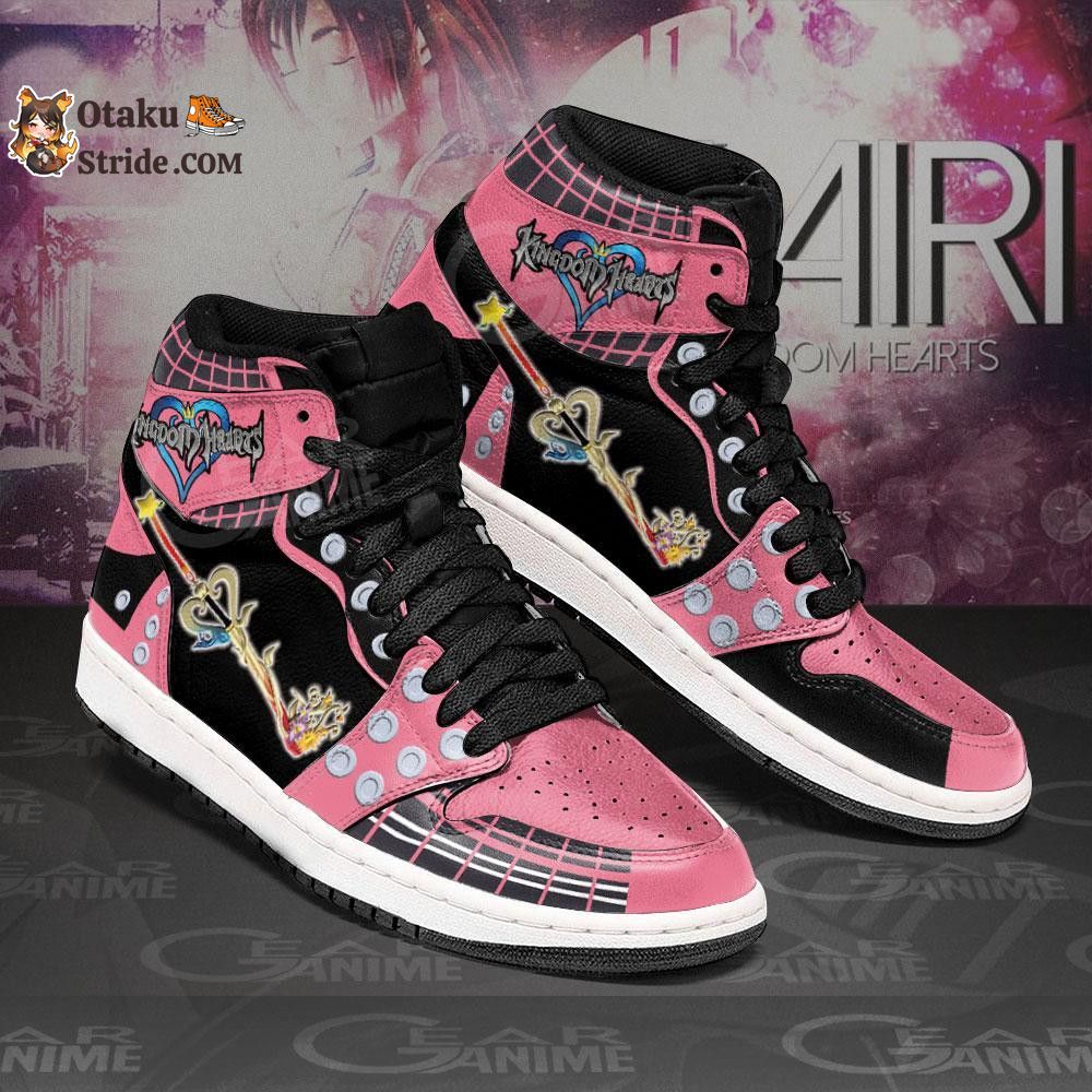 Kingdom Hearts Kairi Sword Sneakers Custom Anime Shoes