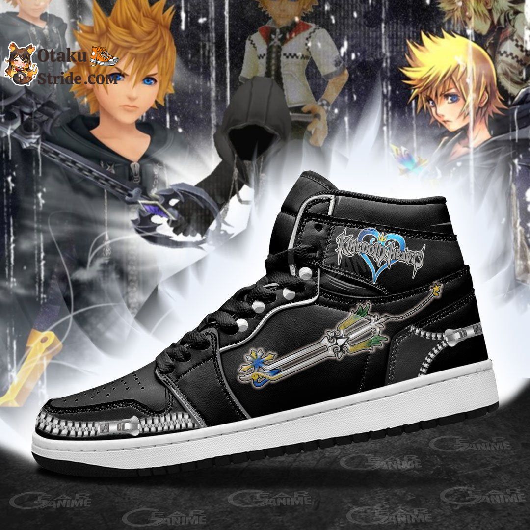 Kingdom Hearts Roxas Sword Sneakers Custom Anime Shoes