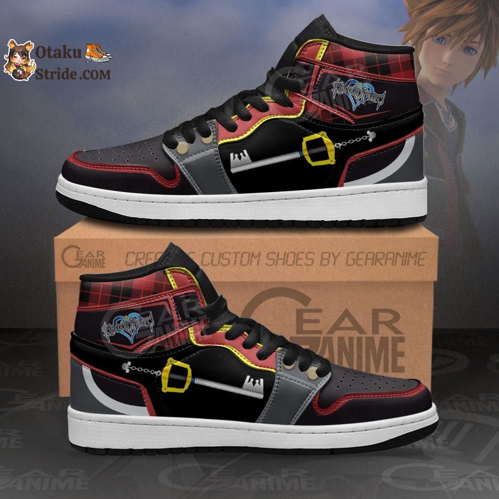 Kingdom Hearts Sora Keyblade JD Sneakers Anime For Fans