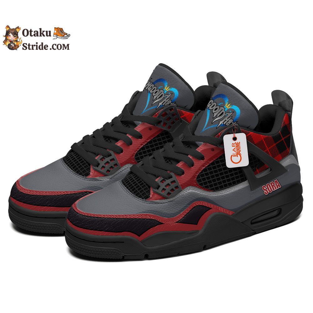 Sora J4 Sneakers Kingdom Hearts Personalized Shoes MN2903