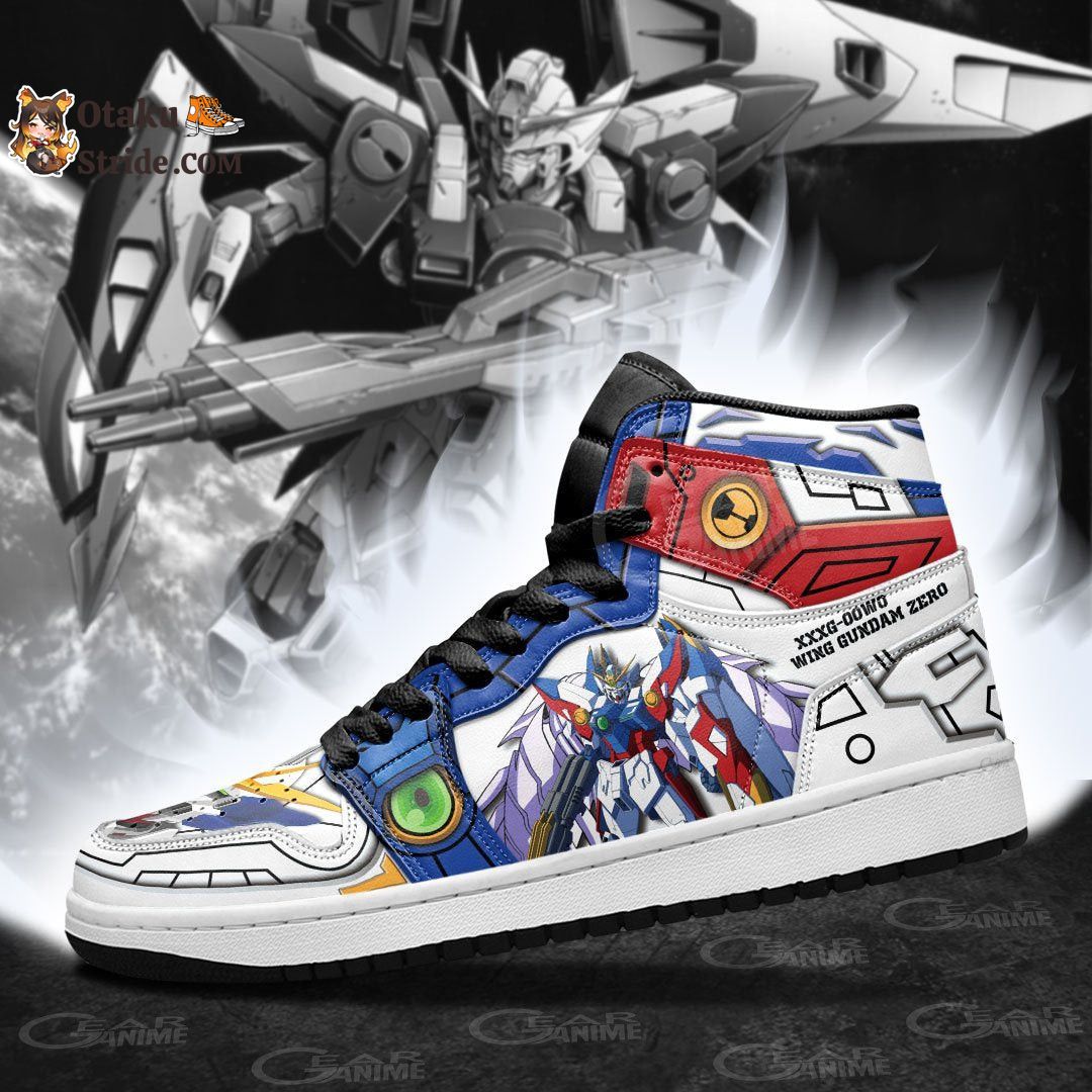 Gundam Sneakers Custom Anime XXXG-00W0 Wing Gundam Zero Shoes