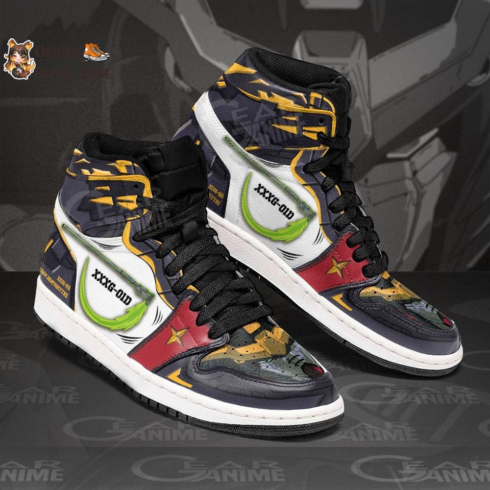 Gundam Deathscythe Sneakers Custom Anime Gundam Shoes