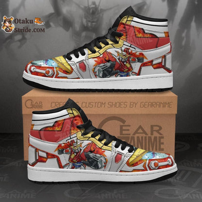 Burning Gundam Sneakers Custom Anime Gundam Shoes