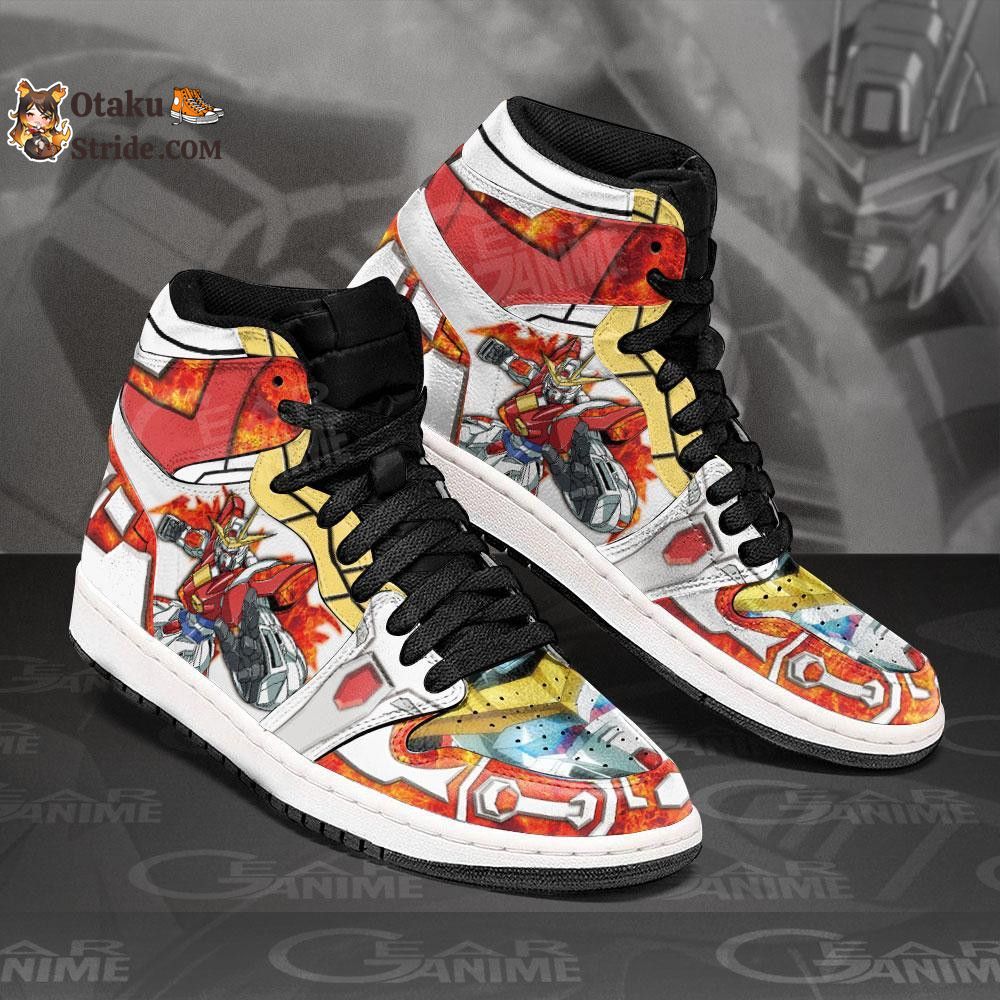 Burning Gundam Sneakers Custom Anime Gundam Shoes