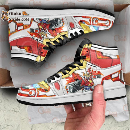 Burning Gundam Sneakers Custom Anime Gundam Shoes