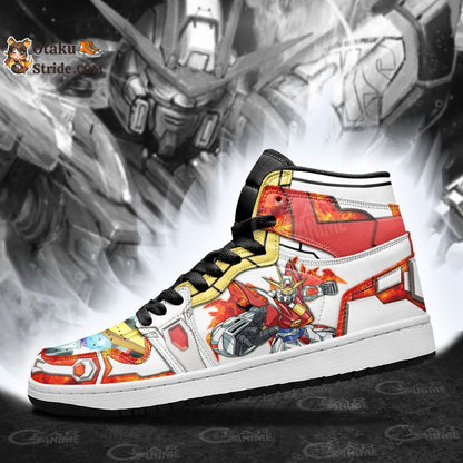 Burning Gundam Sneakers Custom Anime Gundam Shoes