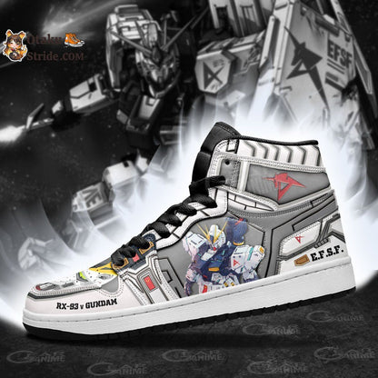 RX-93 v Gundam J1 Sneakers Anime