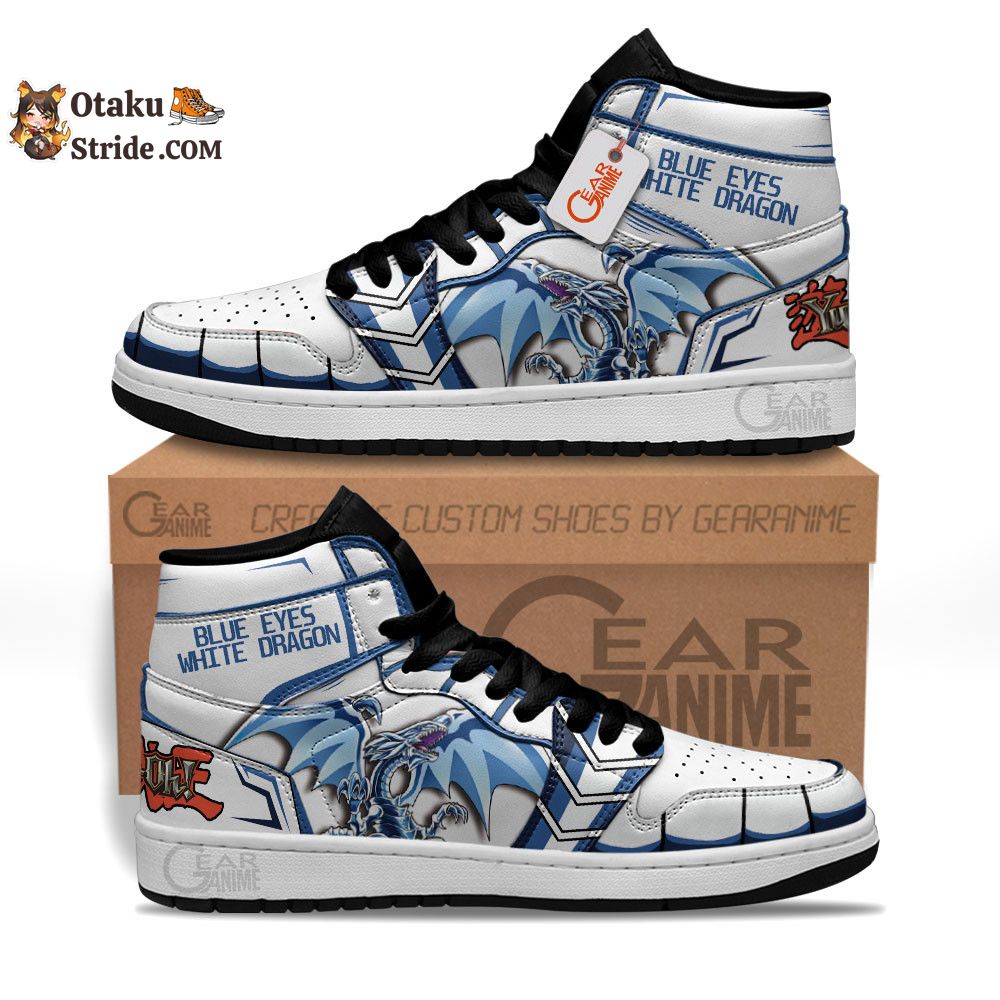 Blue Eyes White Dragon J1 Sneakers Anime YGO MN28