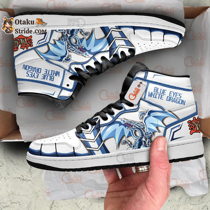 Blue Eyes White Dragon J1 Sneakers Anime YGO MN28