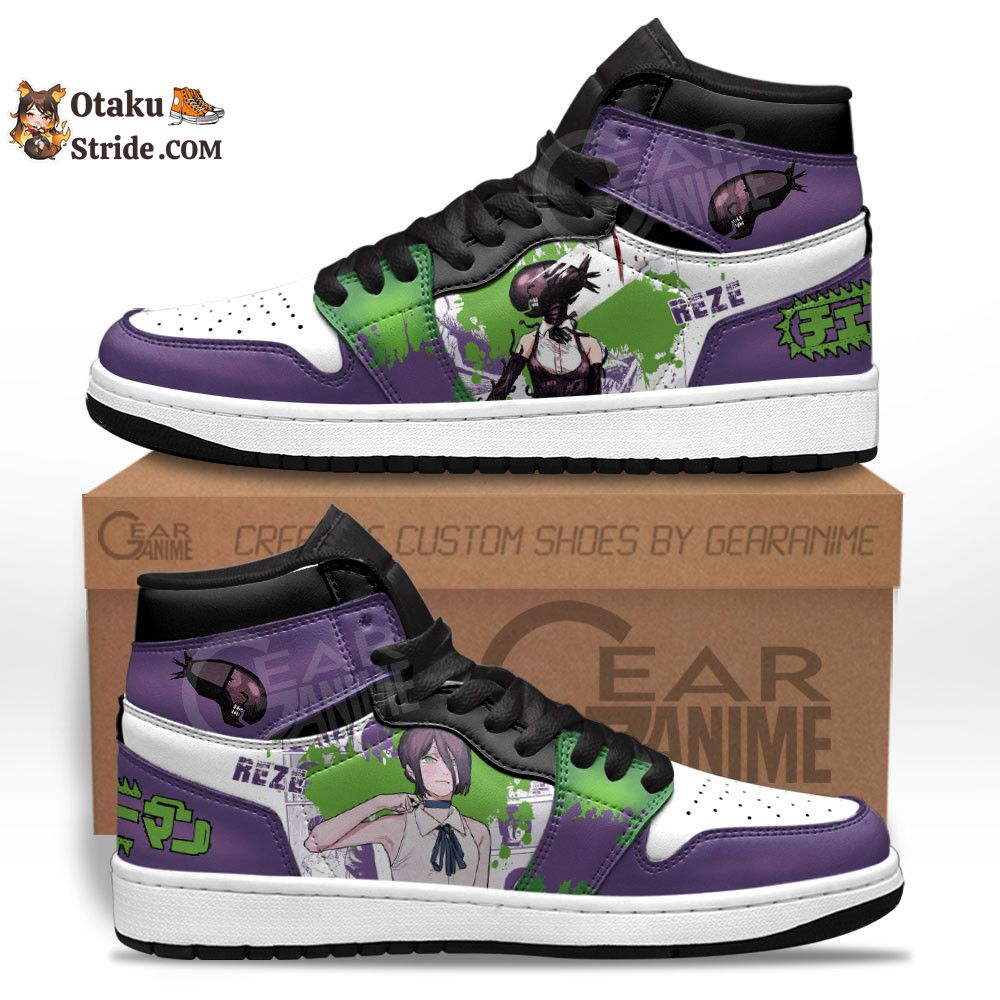 Reze Sneakers Custom Anime Shoes