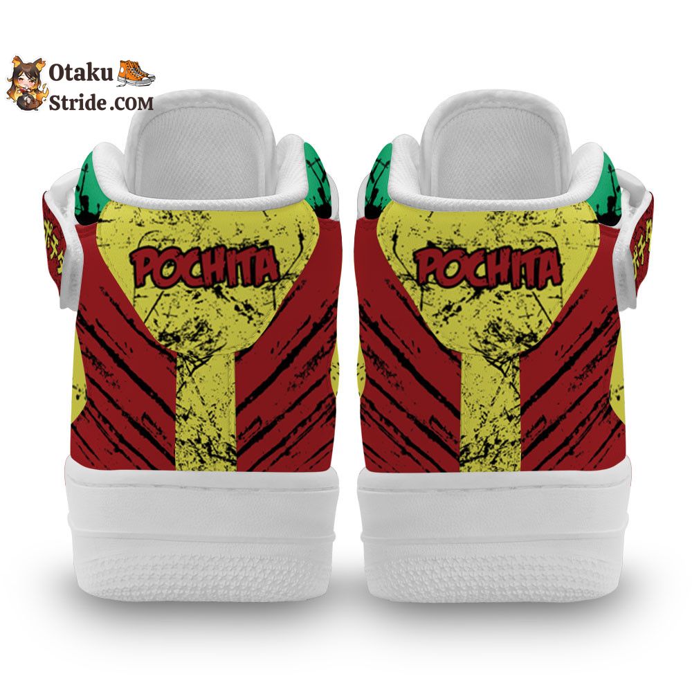 Pochita Sneakers Air Mid Custom Anime Shoes