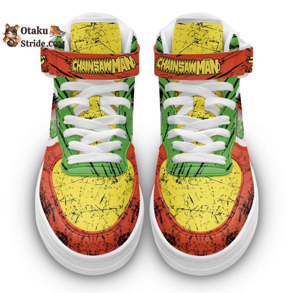 Denji Sneakers Air Mid Custom Anime Shoes