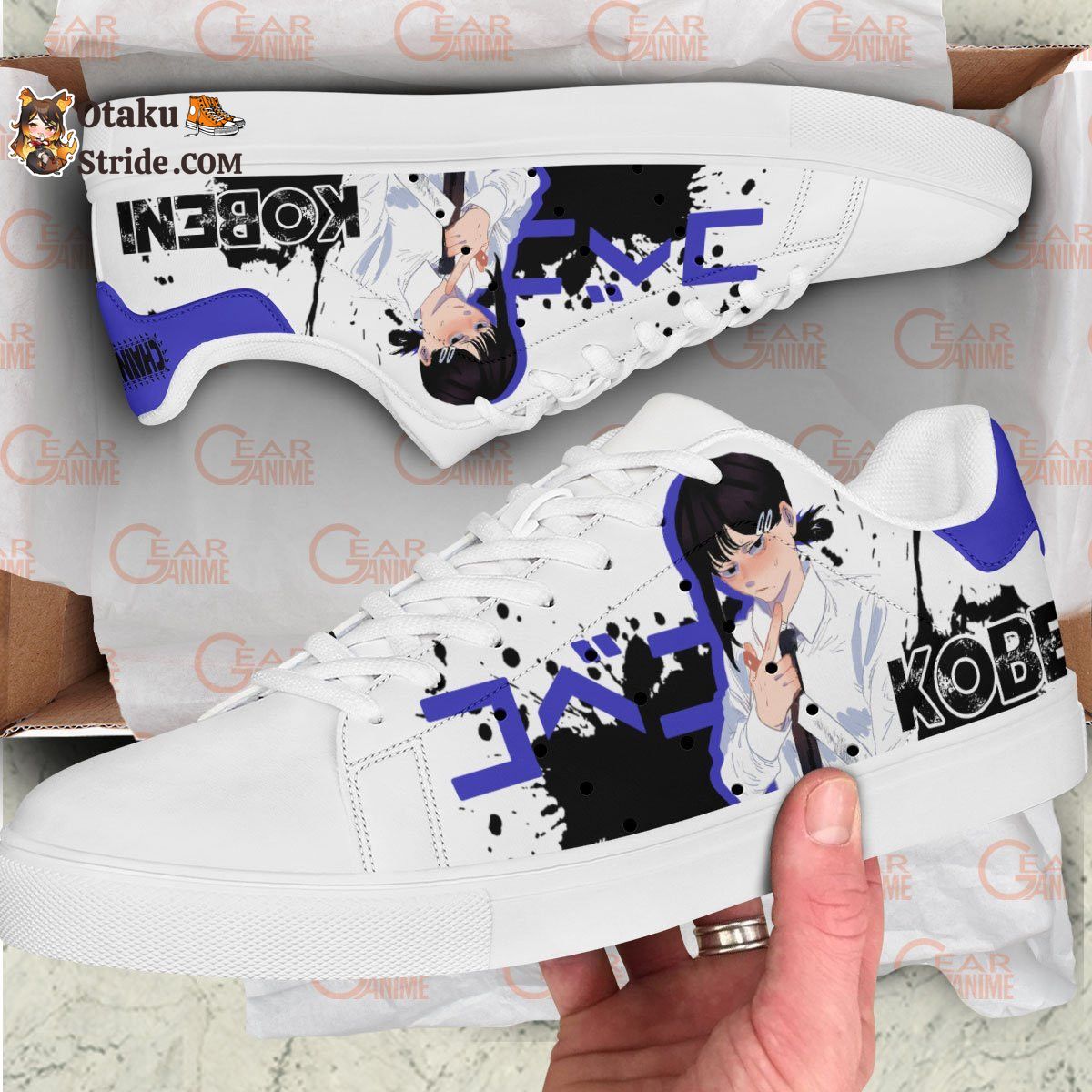 Kobeni Higashiyama Skate Sneakers Custom Anime Shoes