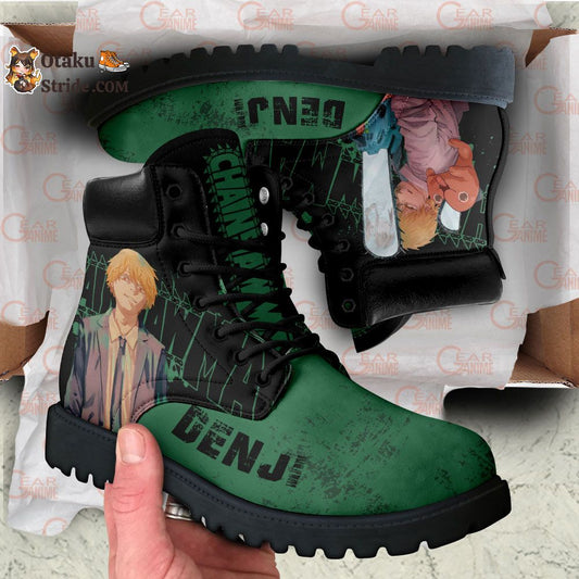 Denji Boots Shoes Anime Custom