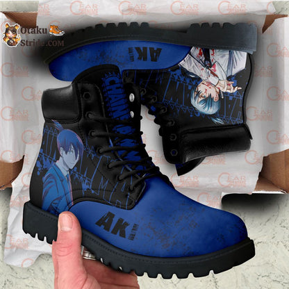 Aki Hayakawa Boots Shoes Anime Custom