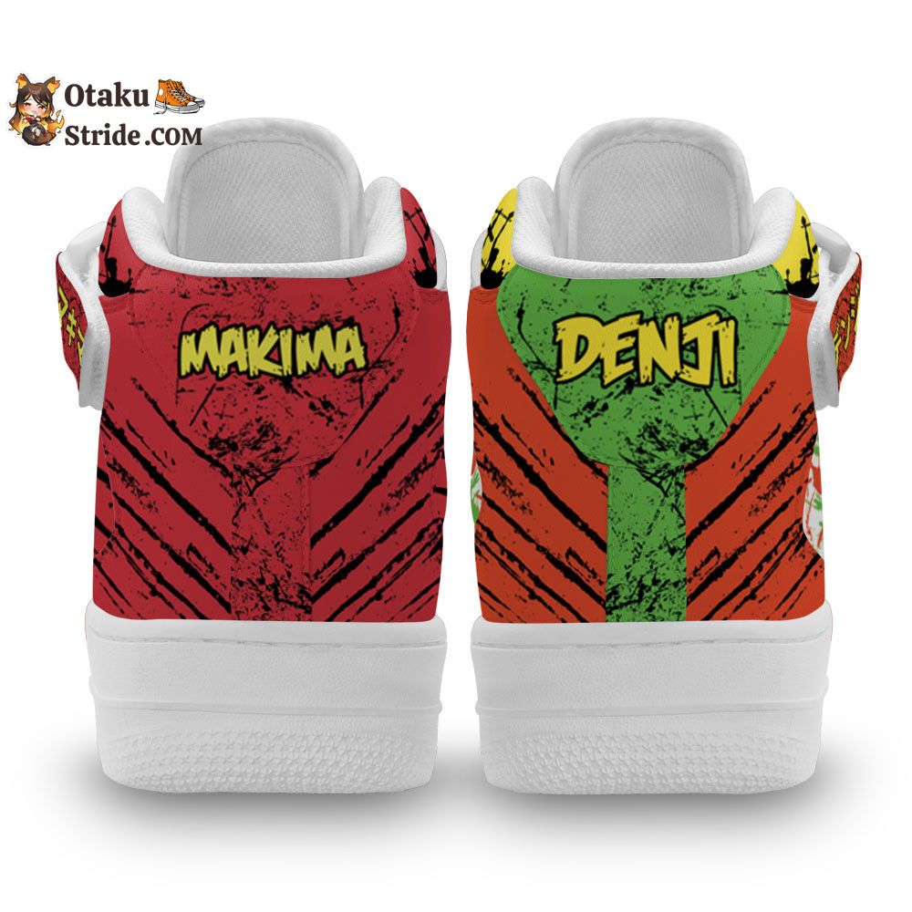 Makima and Denji Air Mid Shoes