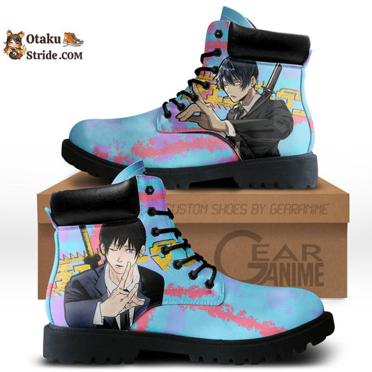 Aki Hayakawa Boots Anime Leather Casual